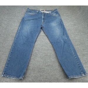 Levi's Mens Jeans Regular Fit Blue 505 Straight Leg Y2K Denim 40x30